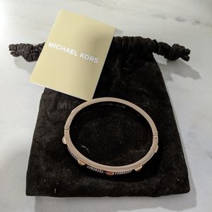 Michael Kors Pav Crystal Studded Bangle Bracelet
